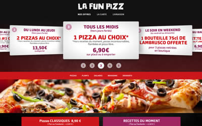 Site Web Fun Pizz